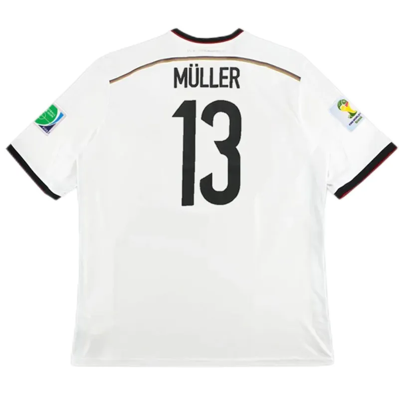 2014 Germany Home soccer jersey-Retro version: Ajax 24-25 Home Stadium Jersey - Fans Version mysite: Adidas luxuryfootballshirts.com: https://www.luxuryfootballshirts.com/