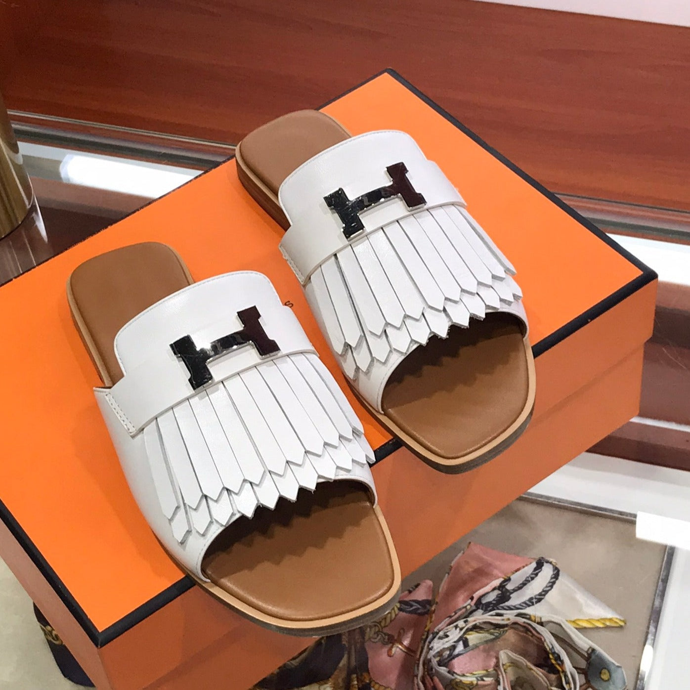 ROYAL SANDAL CARAMEL MIX WHITE LAMBSKIN、mysite、Cacoeks