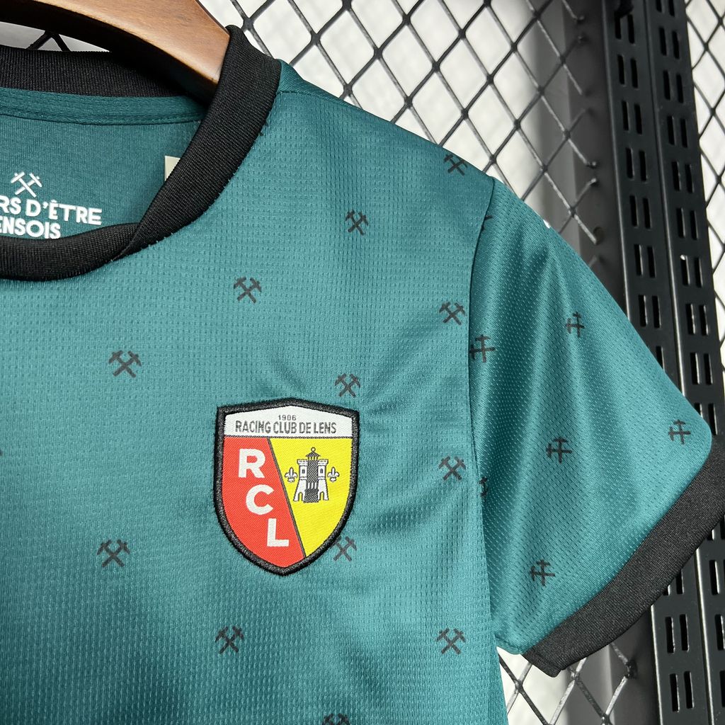 Higojerseys-RC Lens 24-25 Away Kids Kit