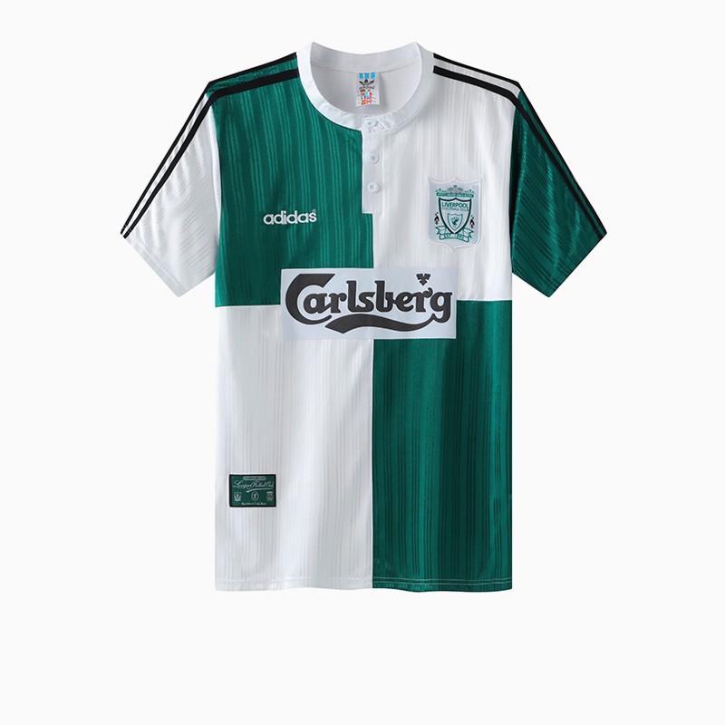 JerseysGala.com | Retro Liver.pool 1995-96 Away Stadium Jersey -Customize Name, Number and Patch | Worldwide Shipping