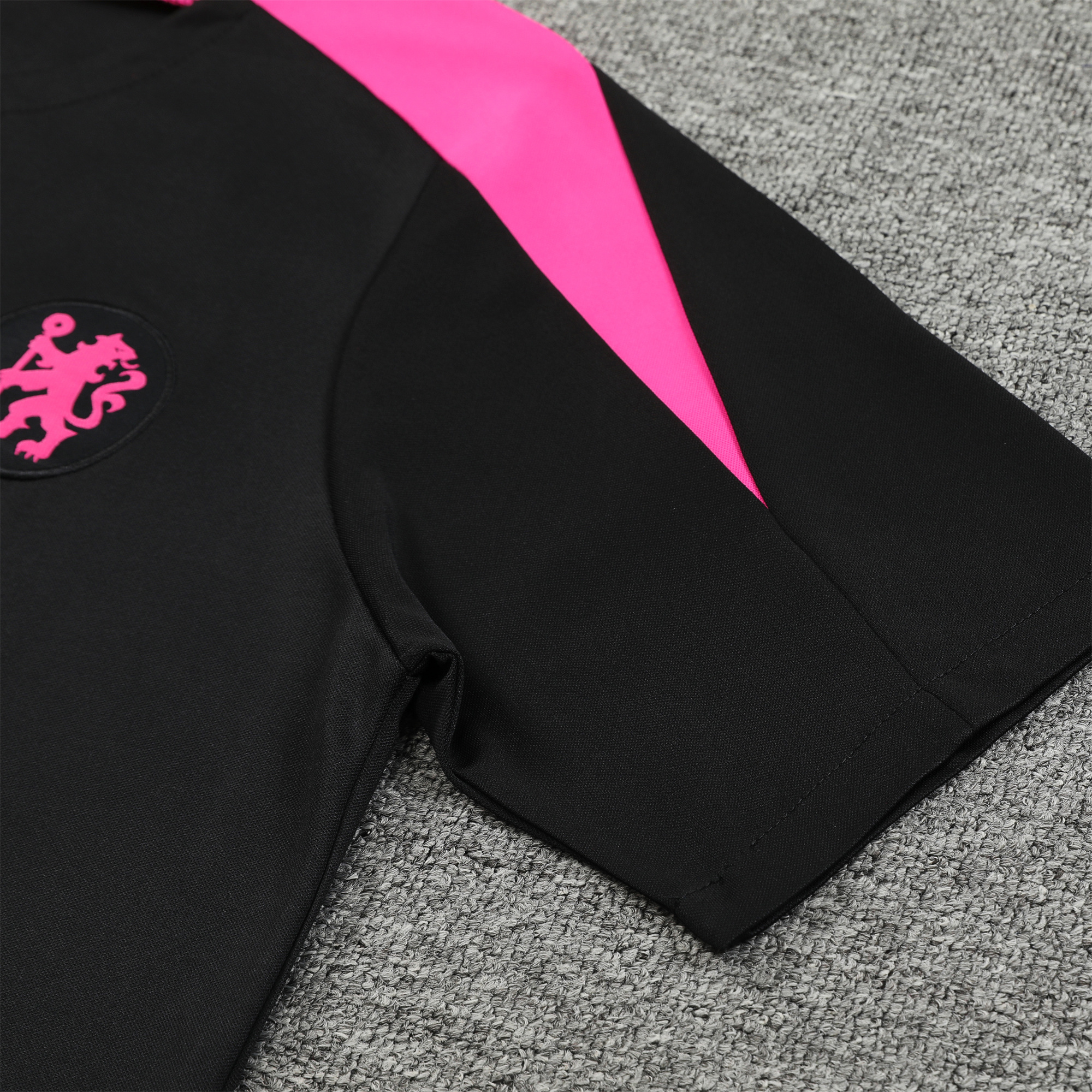 Higojerseys-C.H.E.L.S.E.A 24-25 Short-Sleeve Training Set - Black Top & Shorts