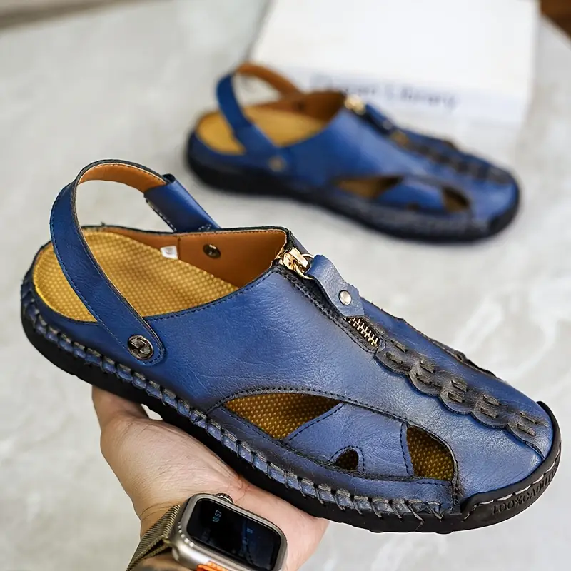mens sandals outdoor closed toe   details 1