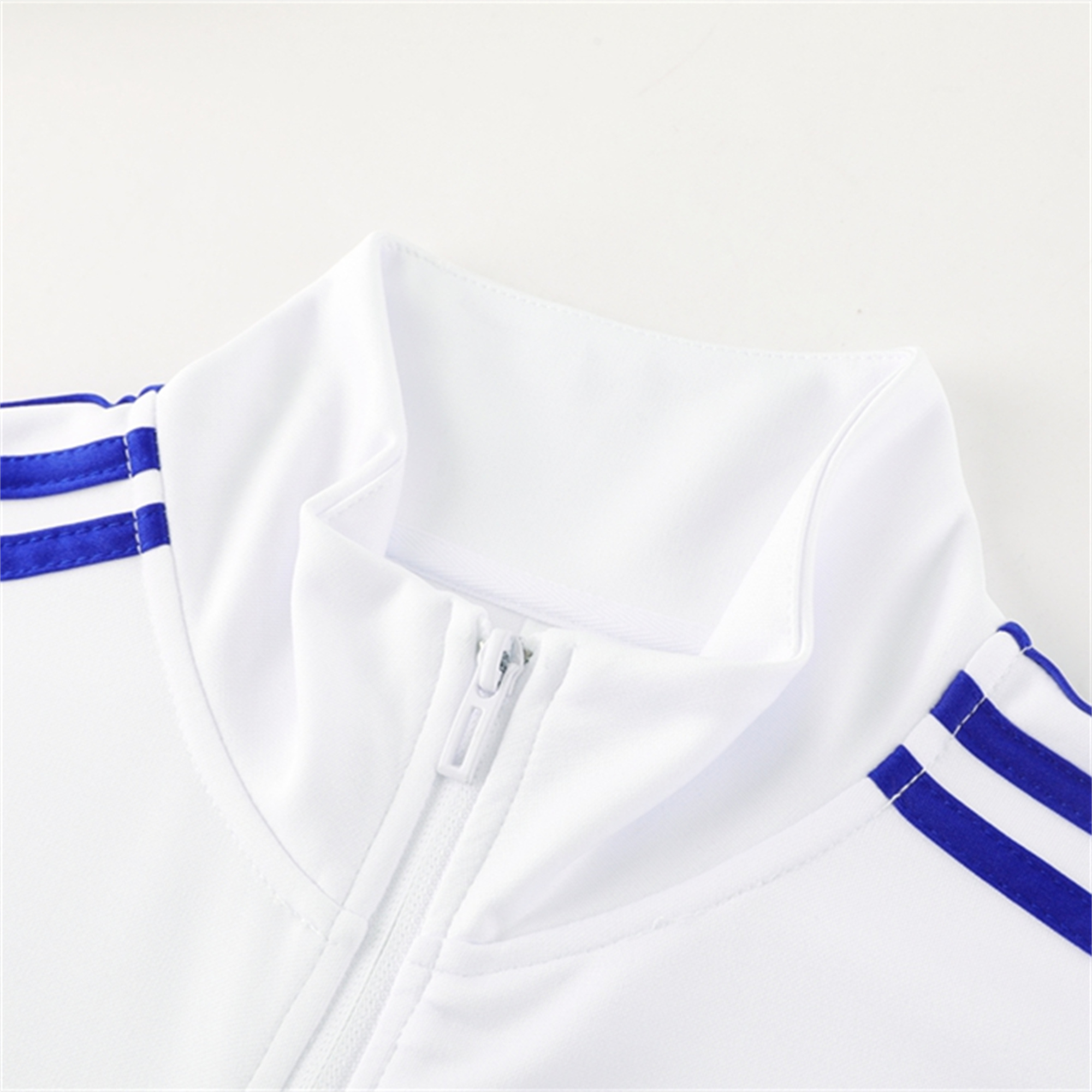 JerseysGala.com | Real Madrid 24-25 Jacket Training Tracksuit - Blue & White -Customize Name, Number and Patch | Worldwide Shipping