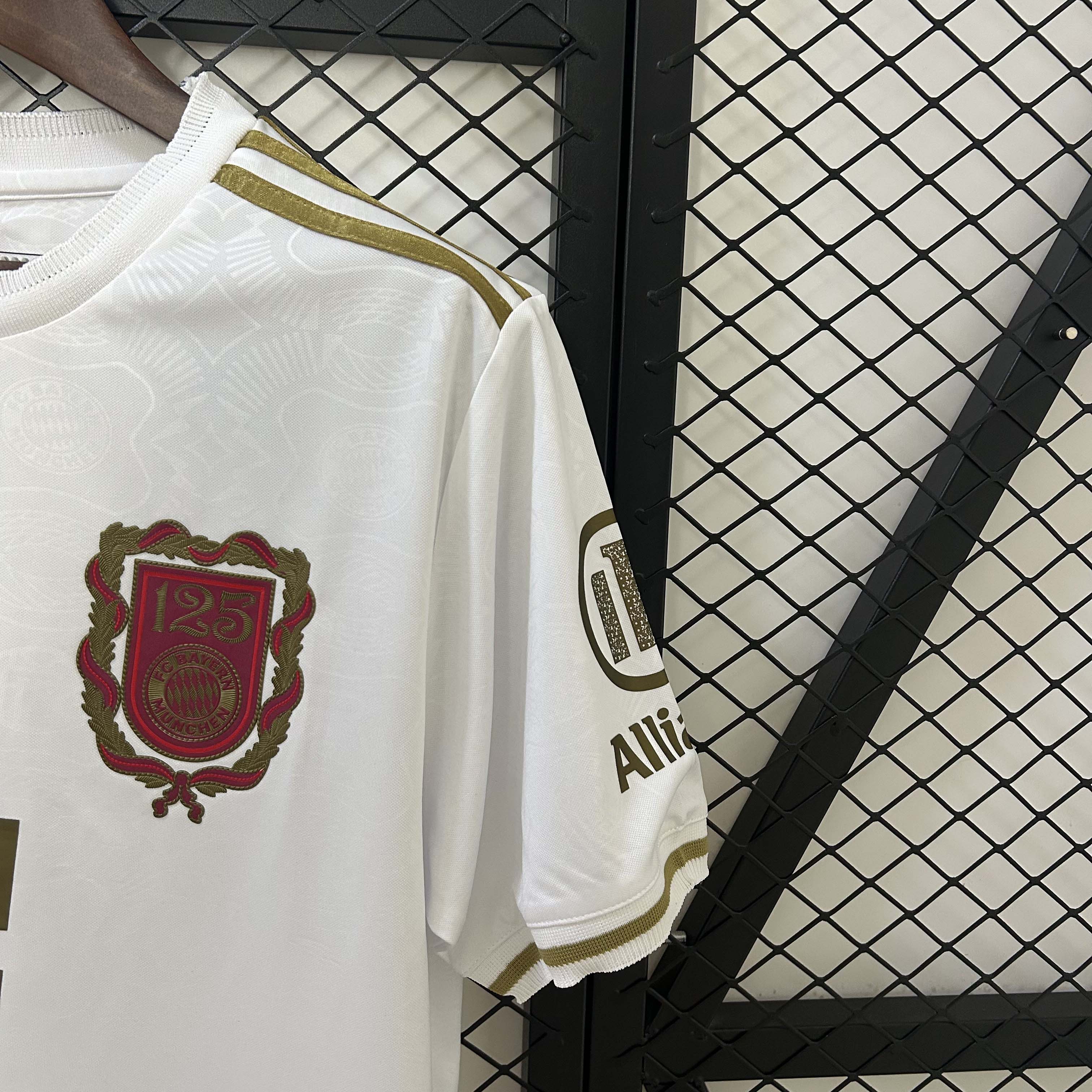 2024/2025 Bayern Munich 125th Anniversary Edition White Football Shirt 1:1 Thai Quality:football jersey mysite: unitedjerseyfootball 邓江浪:football