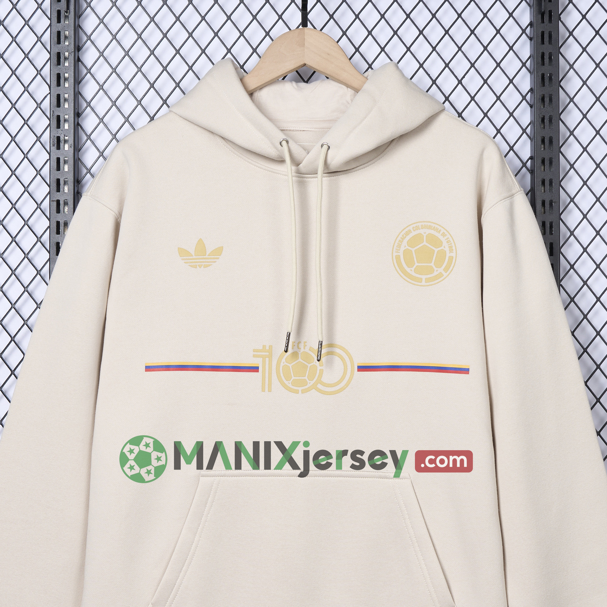 ManixJersey.com | Colombia 2024 100th Anniversary hoodies -Customize Name, Number and Patch | Worldwide Shipping
