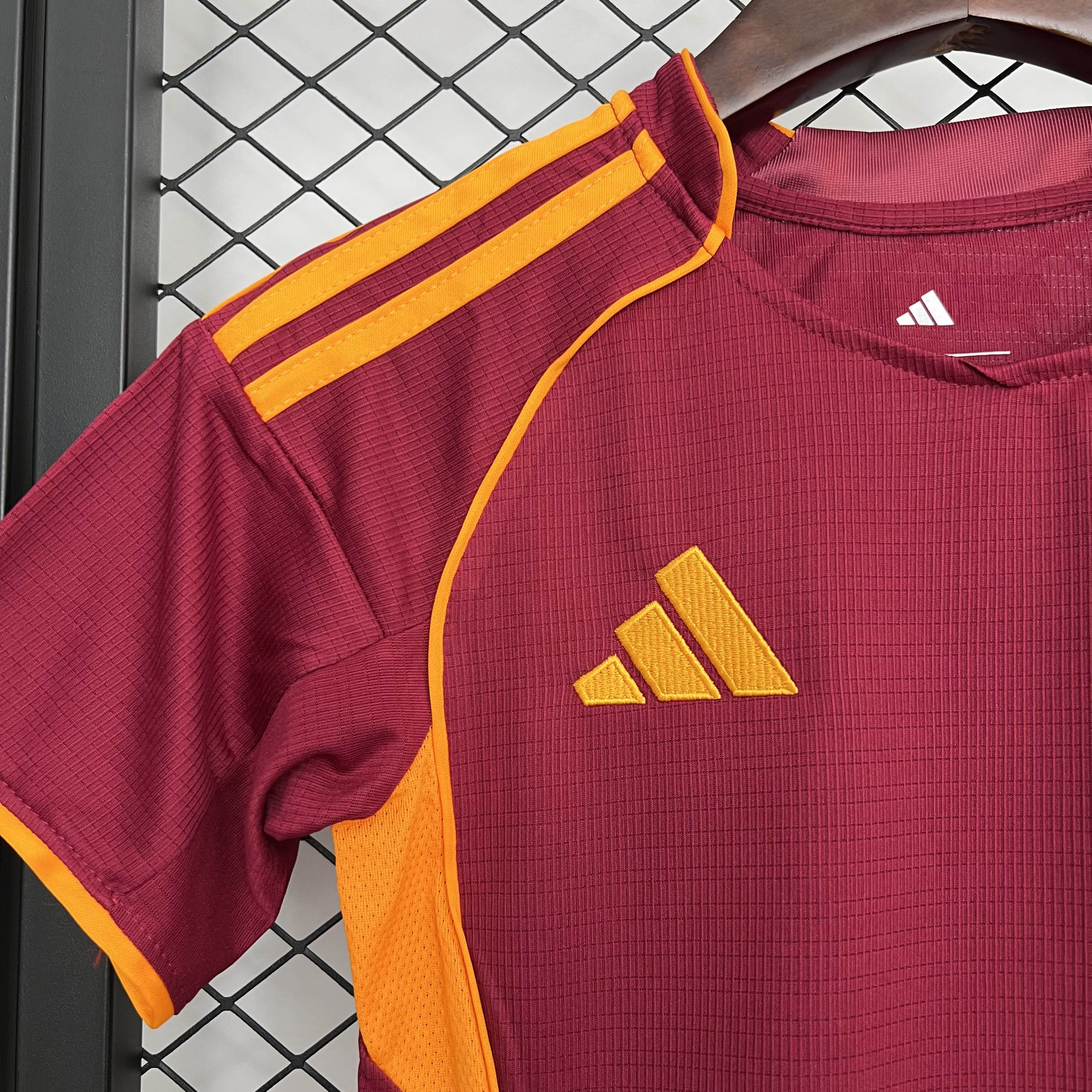 2025/2026 Roma Home Soccer Jersey 1:1 Thai Quality Kids Size:football jersey mysite: unitedjerseyfootball 邓江浪:football