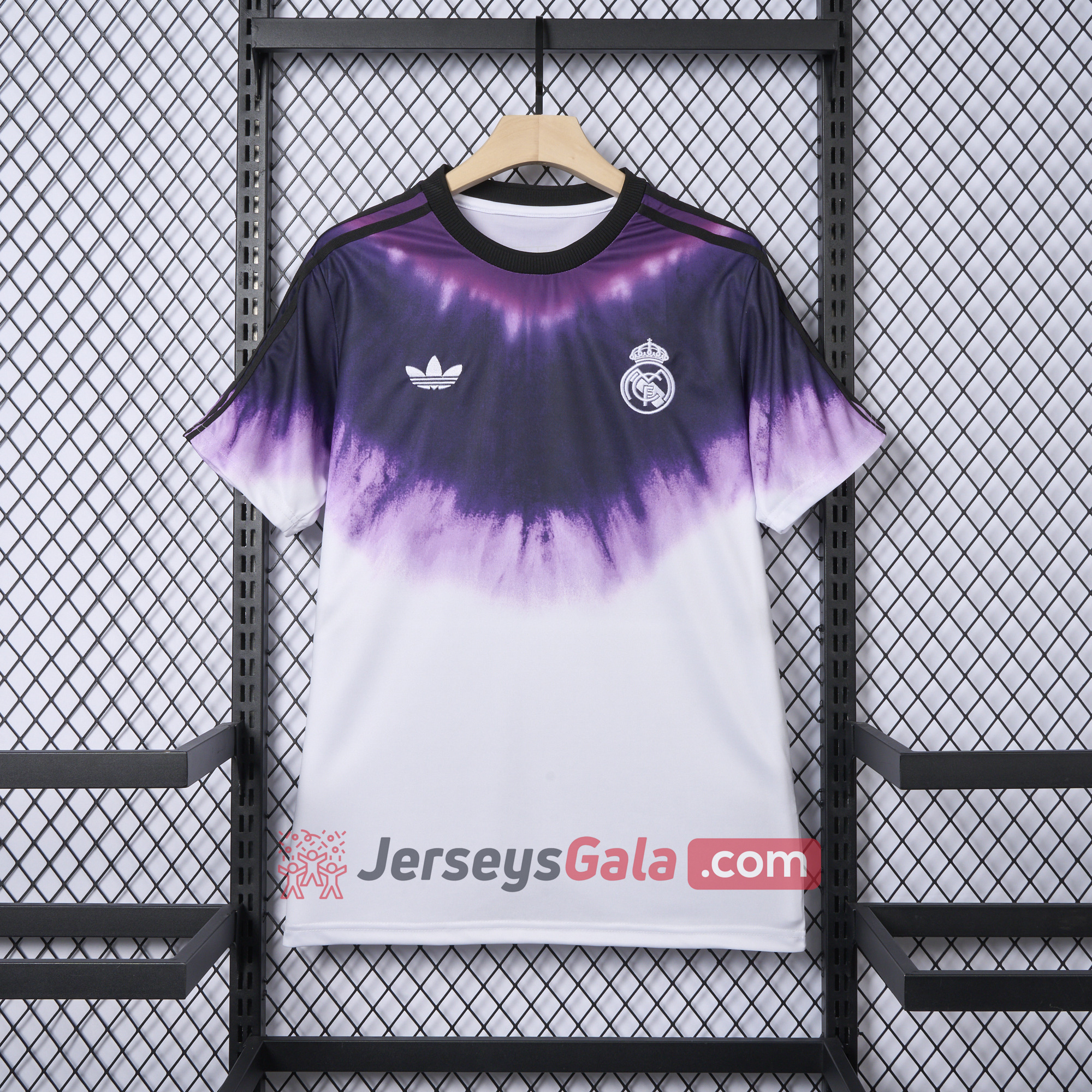 JerseysGala.com | Real Madrid 24-25 White & Purple Spring Festival Special Edition Jersey - Fans Version -Customize Name, Number and Patch | Worldwide Shipping