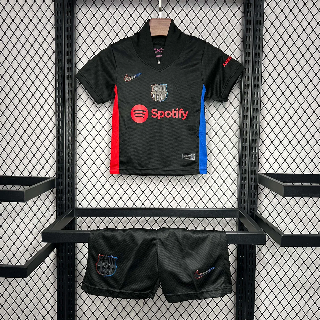 2024/2025 Barcelona Away Football Shirt 1:1 Thai Quality Kids Size:football jersey mysite: unitedjerseyfootball 邓江浪:football