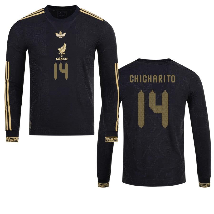 Mexico Chicharito 2025 Special Edition Long Sleeve Authentic Player Third Jersey by adidas-mysite Custom Football Kit- Nextkits