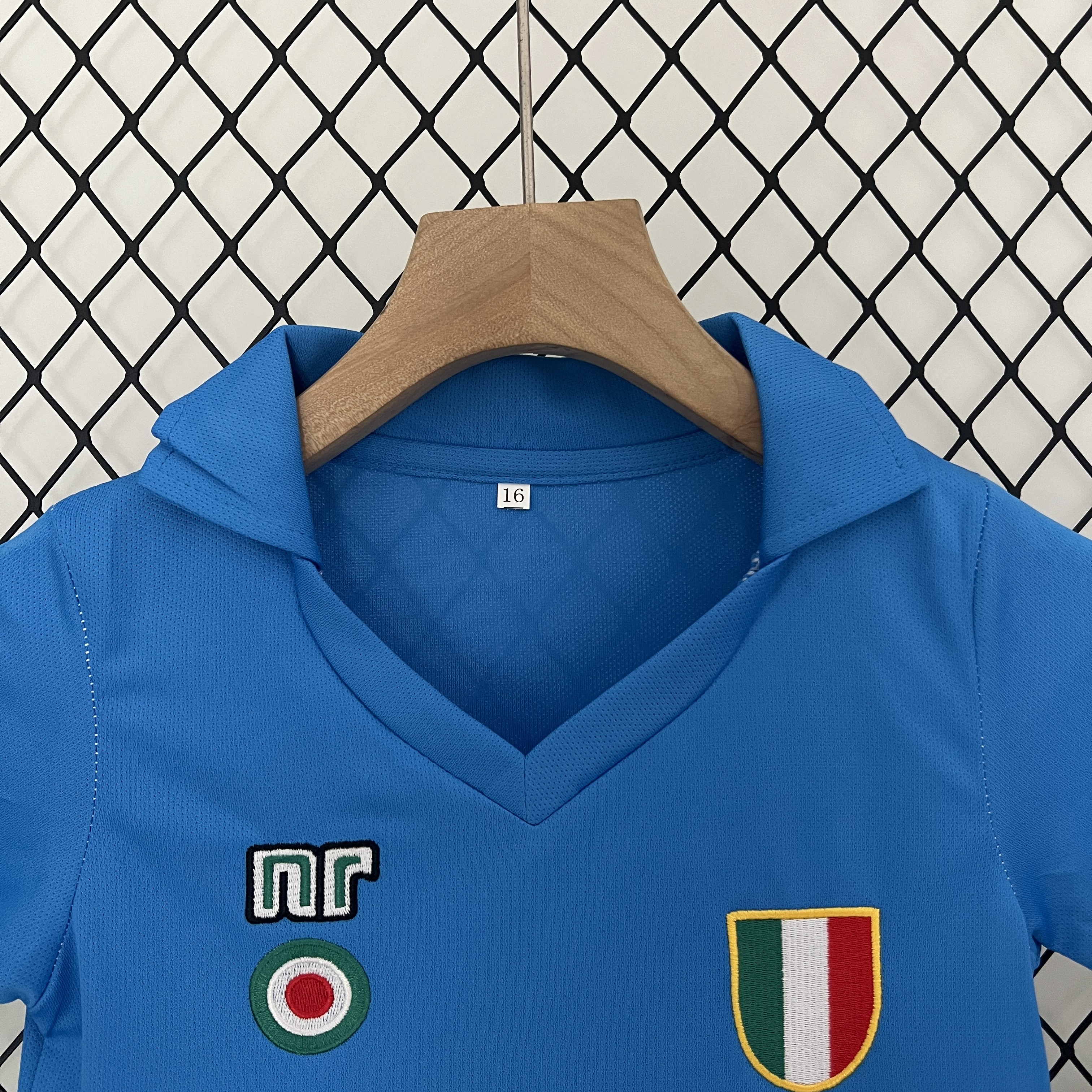 ManixJersey.com | Retro Napoli 1987-88 Home Stadium Kids Kit -Customize Name, Number and Patch | Worldwide Shipping