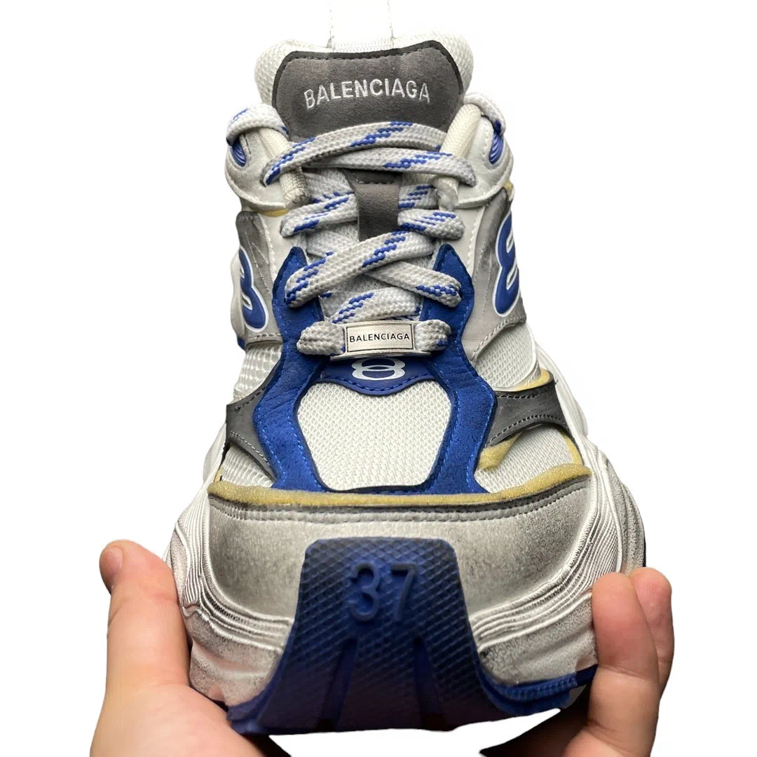 Balenciaga Cargo Sneaker In Grey White Blue、mysite、Cacoeks