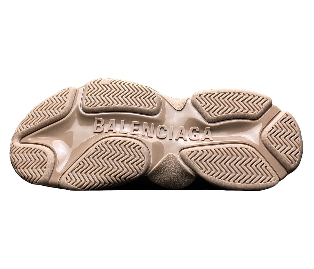 Balenciaga Triple S Sneaker In Brown、mysite、Cacoeks