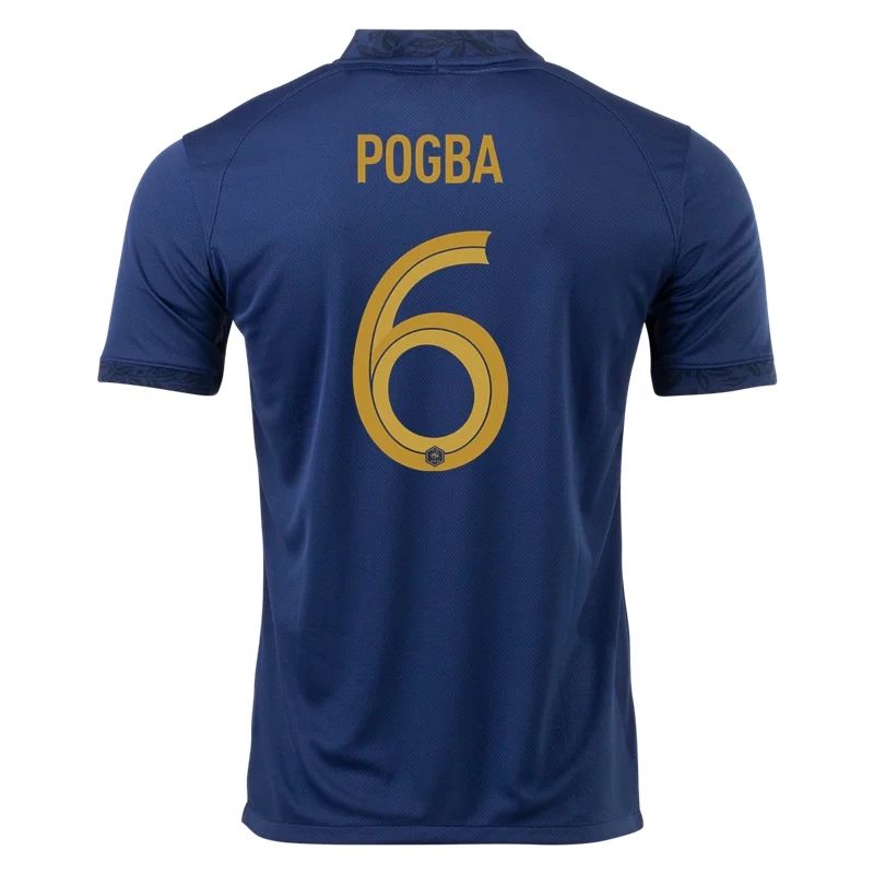 2022 Paul Pogba #6 France Home Jersey-mysite Custom Football Kit- Nextkits