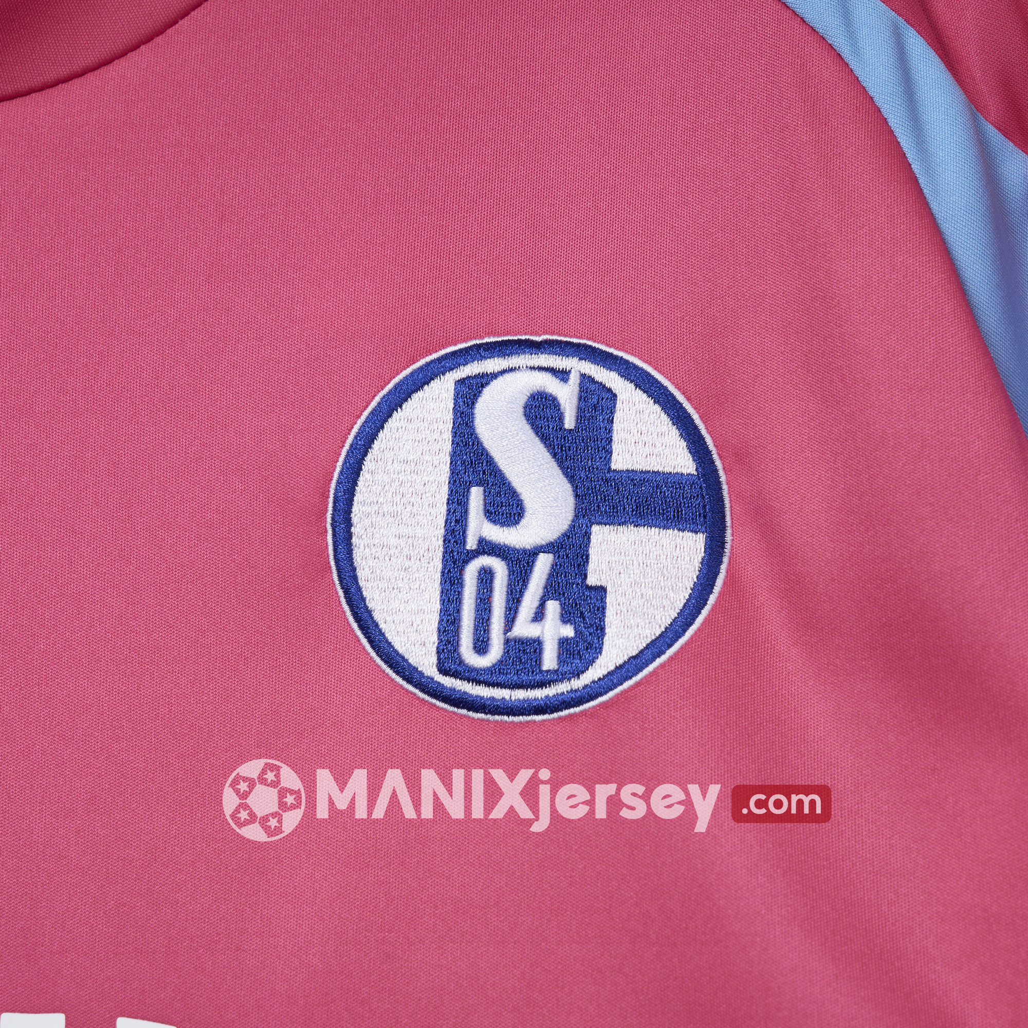 ManixJersey.com | Schalke 04 24-25 GK Pink October Jersey - Fans Version -Customize Name, Number and Patch | Worldwide Shipping