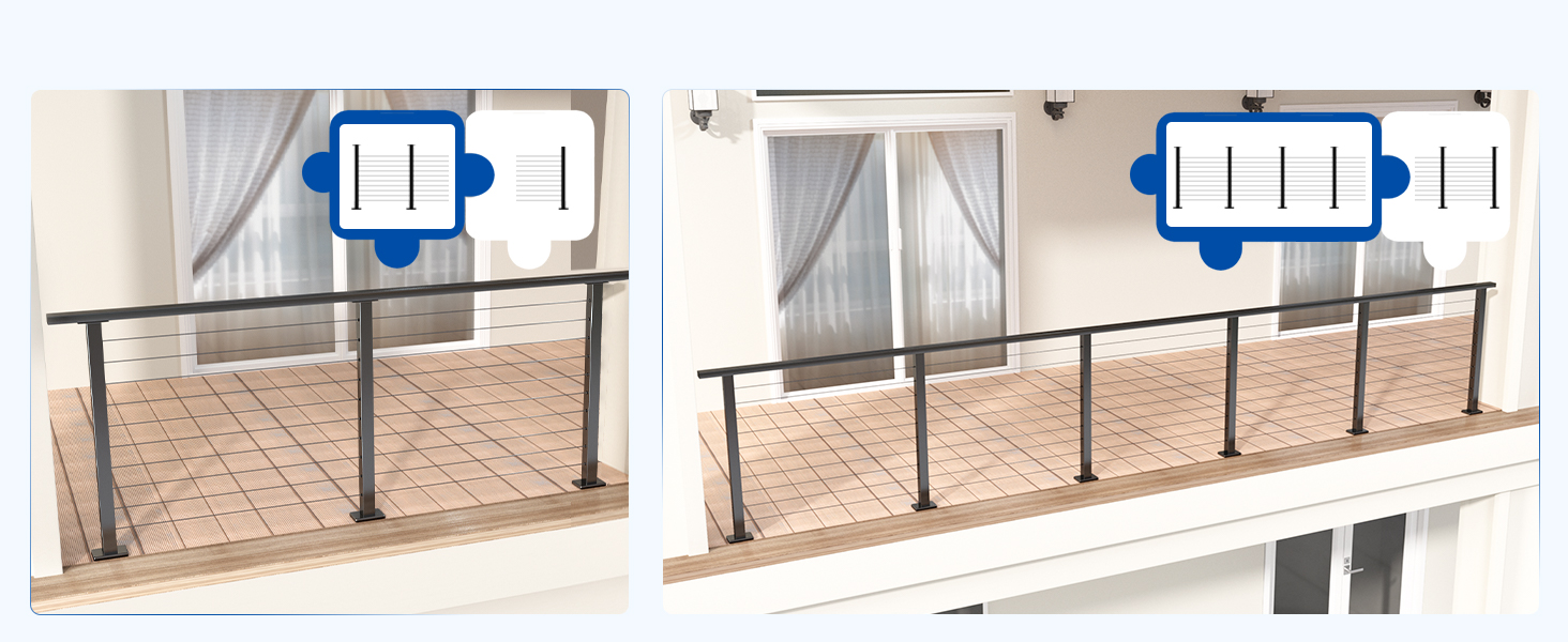 Muzata Modular Cable Railing System