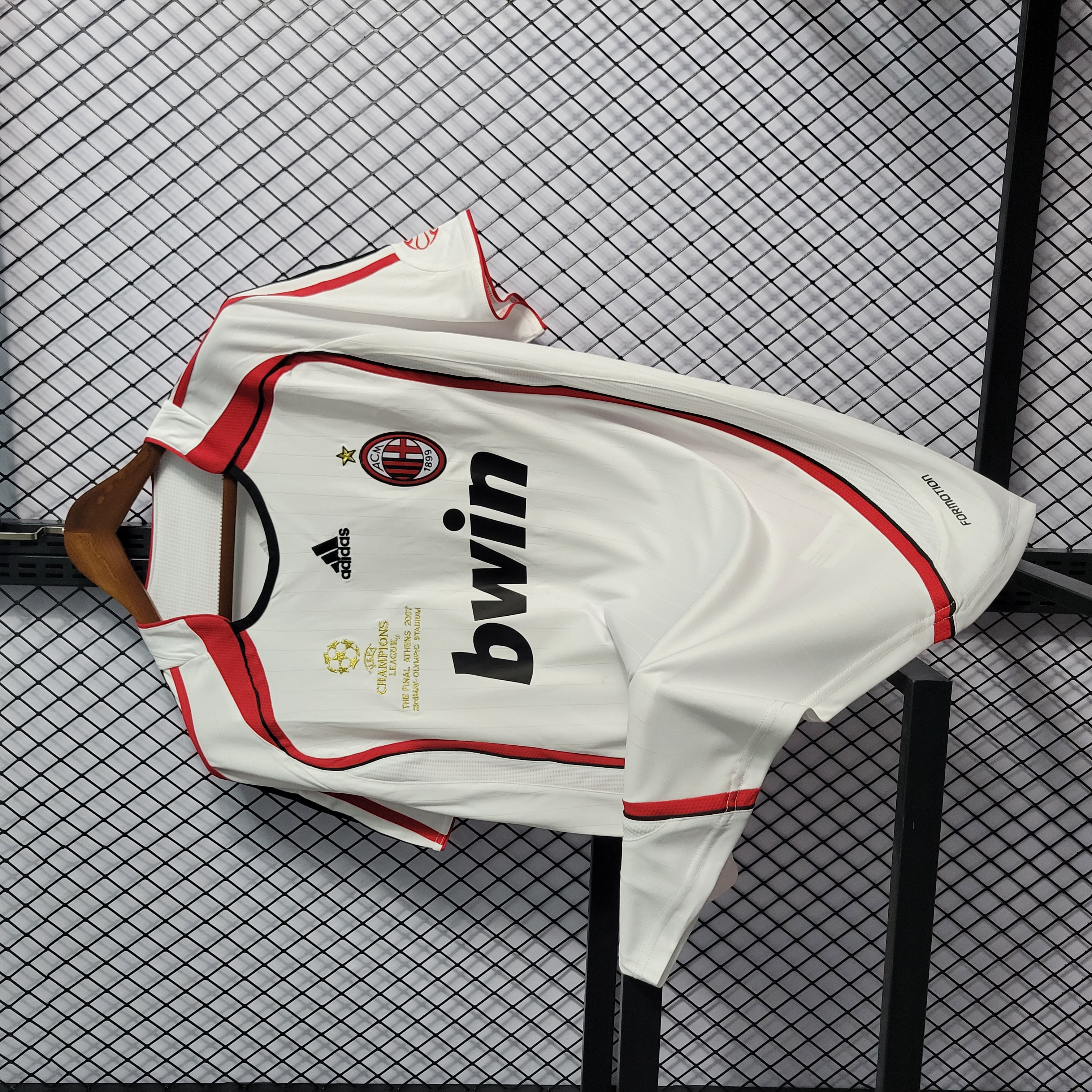 ManixJersey.com | Retro AC Milan 06-07 Away Stadium Jersey - Champions League Final -Customize Name, Number and Patch | Worldwide Shipping