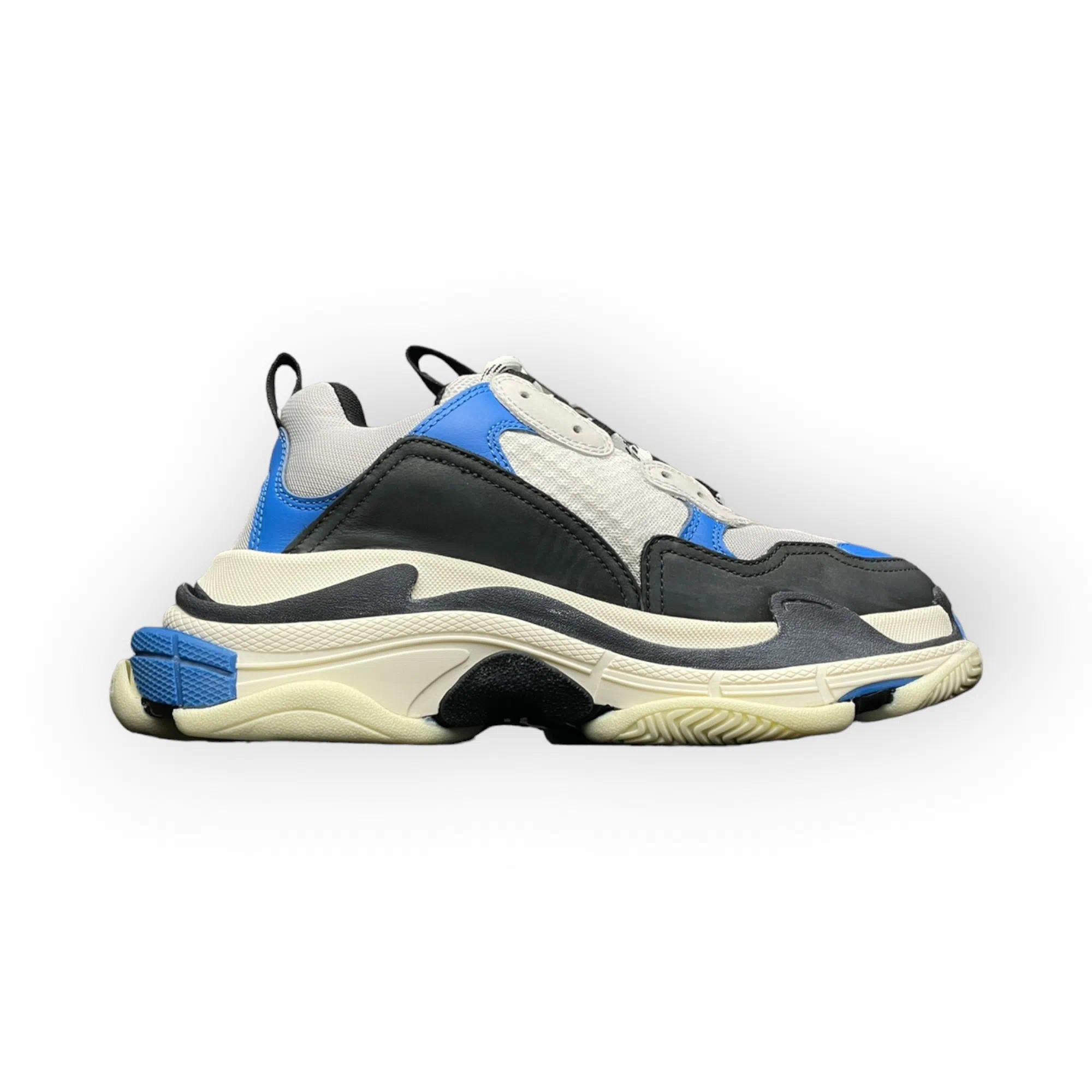 Balenciaga Triple S Sneaker In Blue White Black、mysite、Cacoeks
