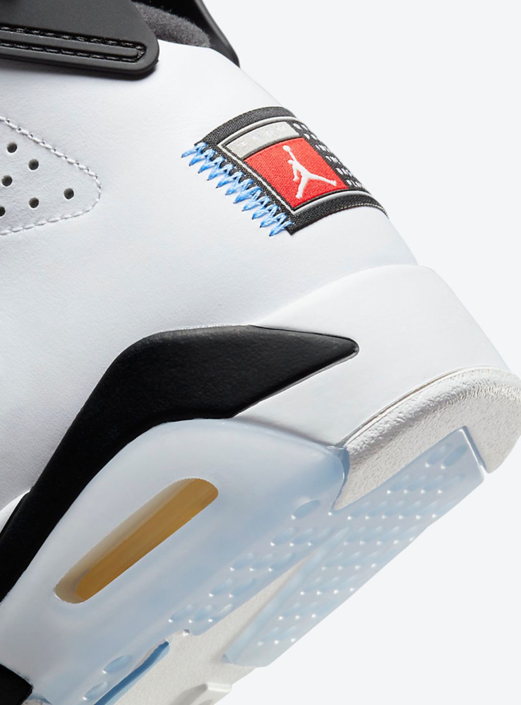 Air Jordan 6 Retro UNC White、JORDAN、Cacoeks