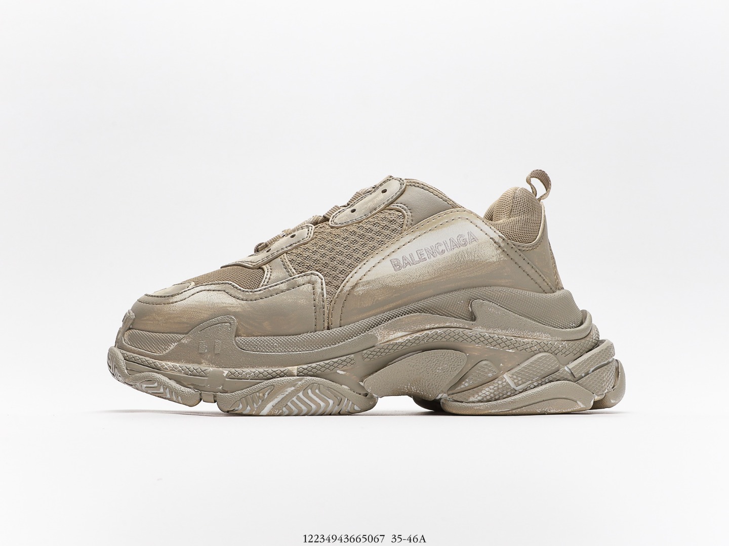 Balenciaga Triple S Sneaker in Faded Beige、mysite、Cacoeks