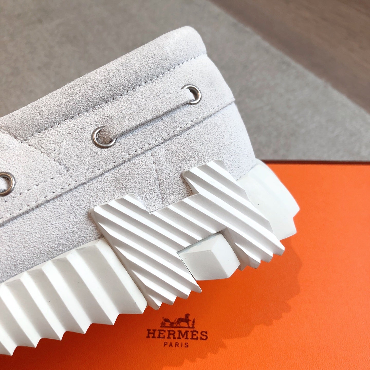 KETCH SNEAKER IN PALE GRAY SUEDE、mysite、Cacoeks