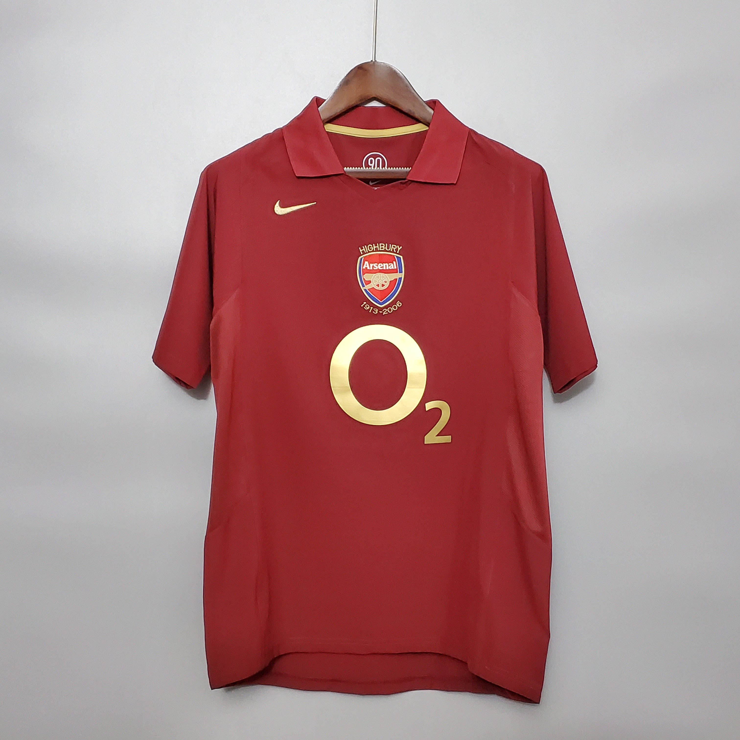 2005/2006 Retro Arsenal Home Football Shirt 1:1 Thai Quality:football jersey mysite: unitedjerseyfootball 邓江浪:football