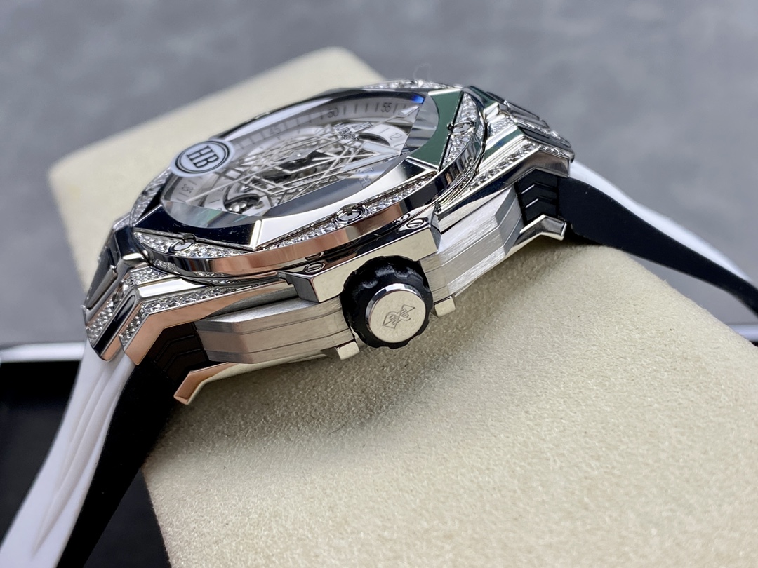 418.NX.2001.RX.1604.MXM20 Hublot Big Bang Partnerships Sang Bleu II Titanium Diamond-fasswatch