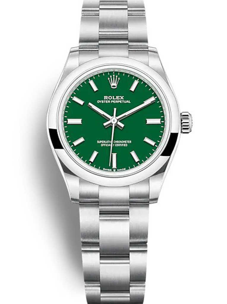 Replica Rolex Oyster Perpetual Lady 31mm Green Dial 277200-fasswatch