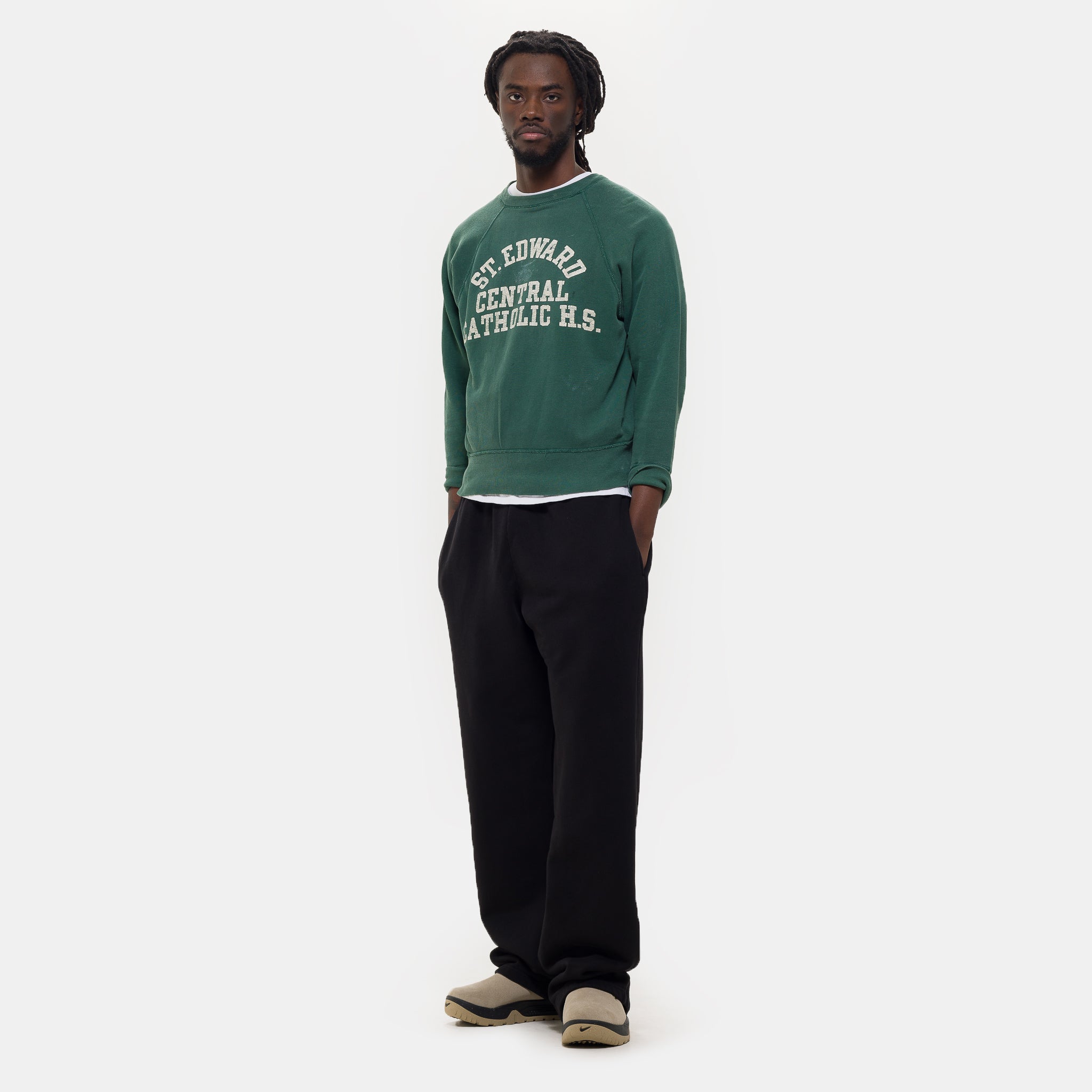 Heavyweight Puddle Pant in Jet Black