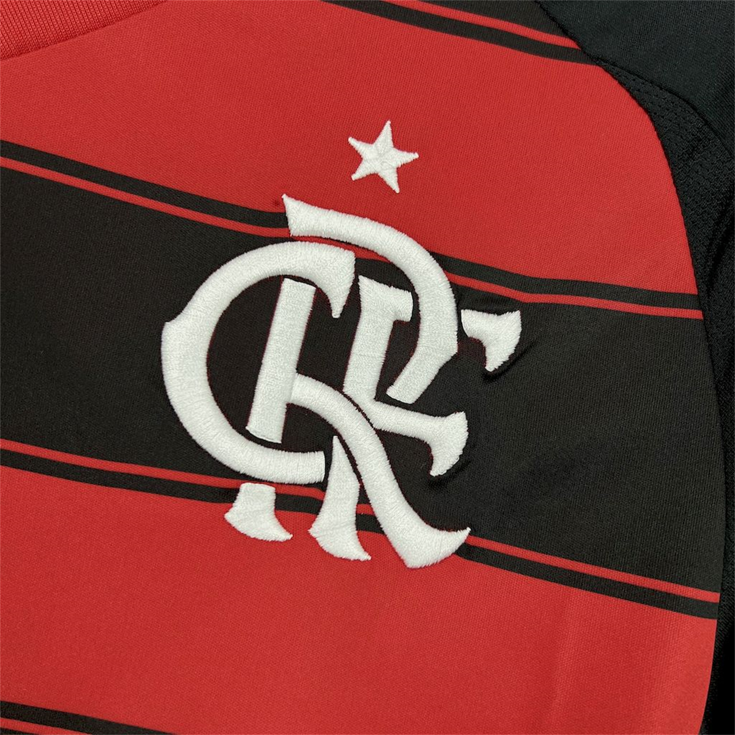 Funinjersey-Flamengo 25-26 Home Unsponsored Long Sleeves Jersey - Fans Version