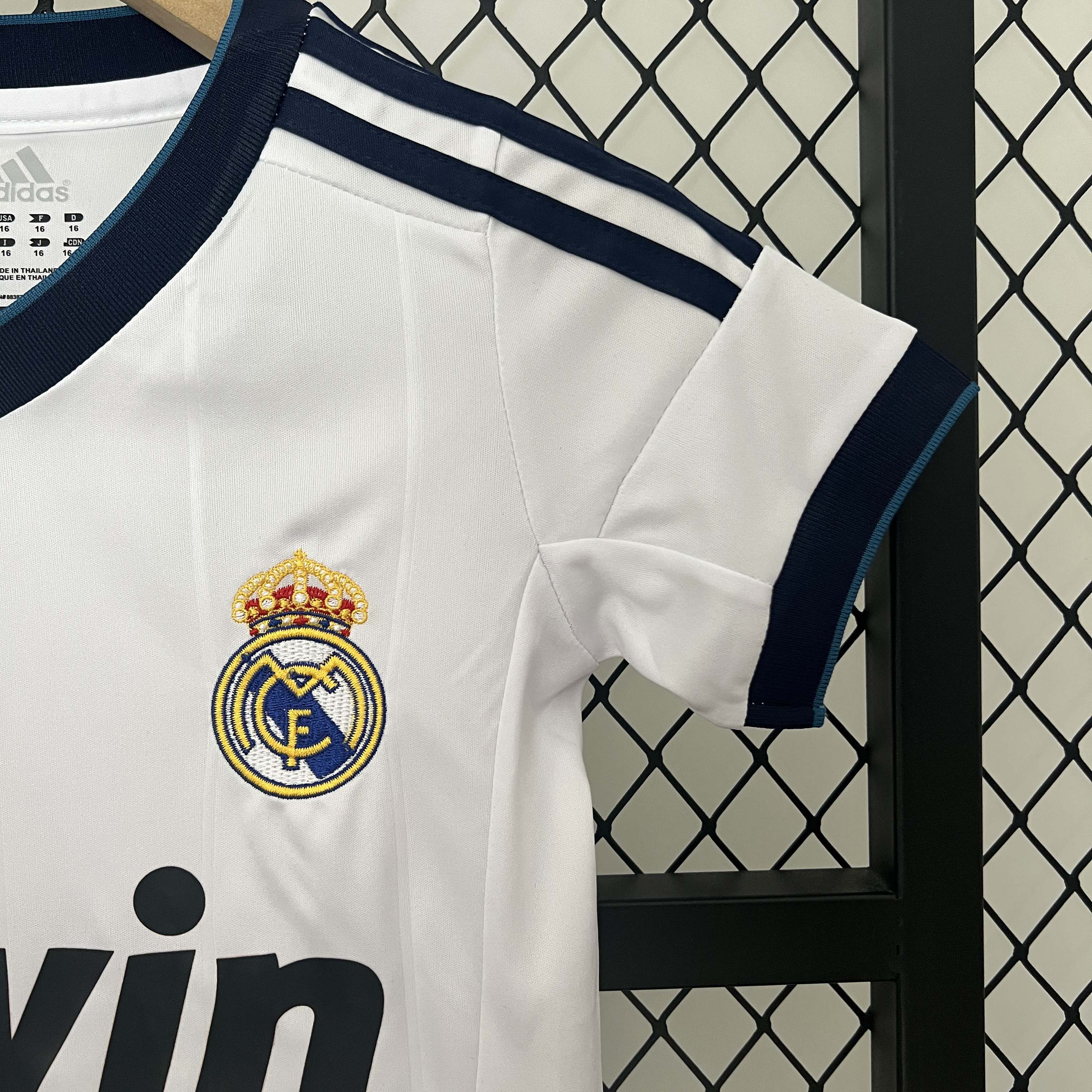 2012/2013 Retro Real Madrid Home Football Shirt 1:1 Thai Quality Kids Size:football jersey mysite: unitedjerseyfootball 邓江浪:football