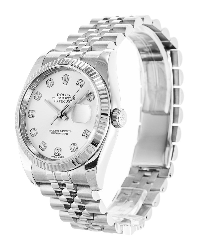 Replica Rolex Datejust 36mm White Dial 116234-fasswatch