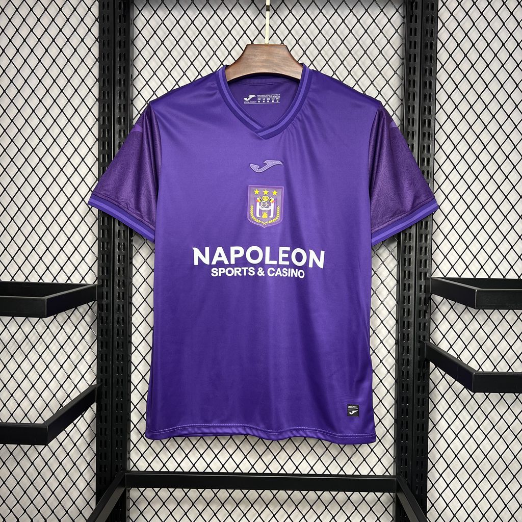 Higojerseys-R.S.C. Anderlecht 24-25 Home Stadium Jersey - Fans Version