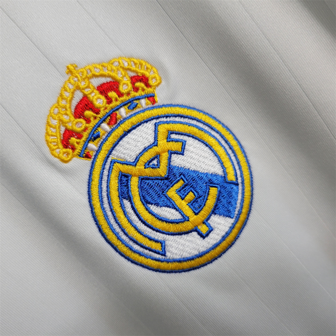 JerseysGala.com | Real Madrid Retro 06-07 Home Stadium Jersey -Customize Name, Number and Patch | Worldwide Shipping
