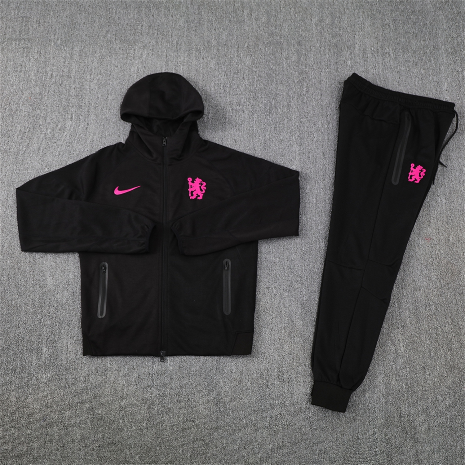 foot-C.H.E.L.S.E.A 24-25 Jacket Training Tracksuit - Black Jackets & Pants