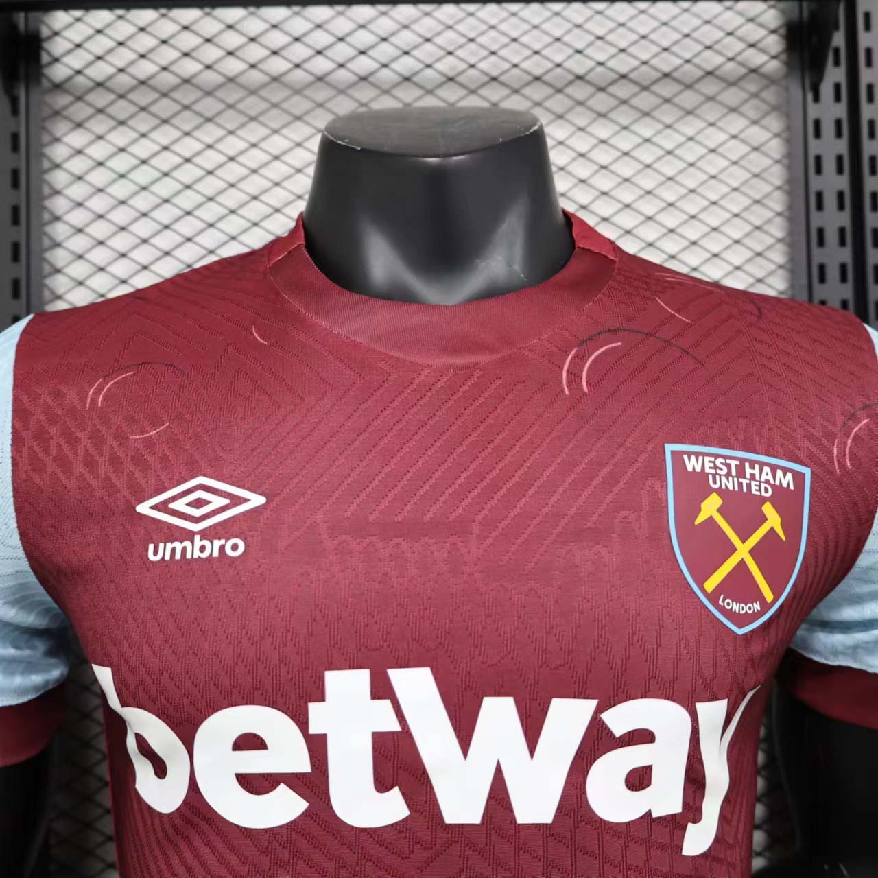 2023/2024 Player Version West Ham United Home Football Shirt 1:1 Thai Quality:football jersey mysite: unitedjerseyfootball 邓江浪:football