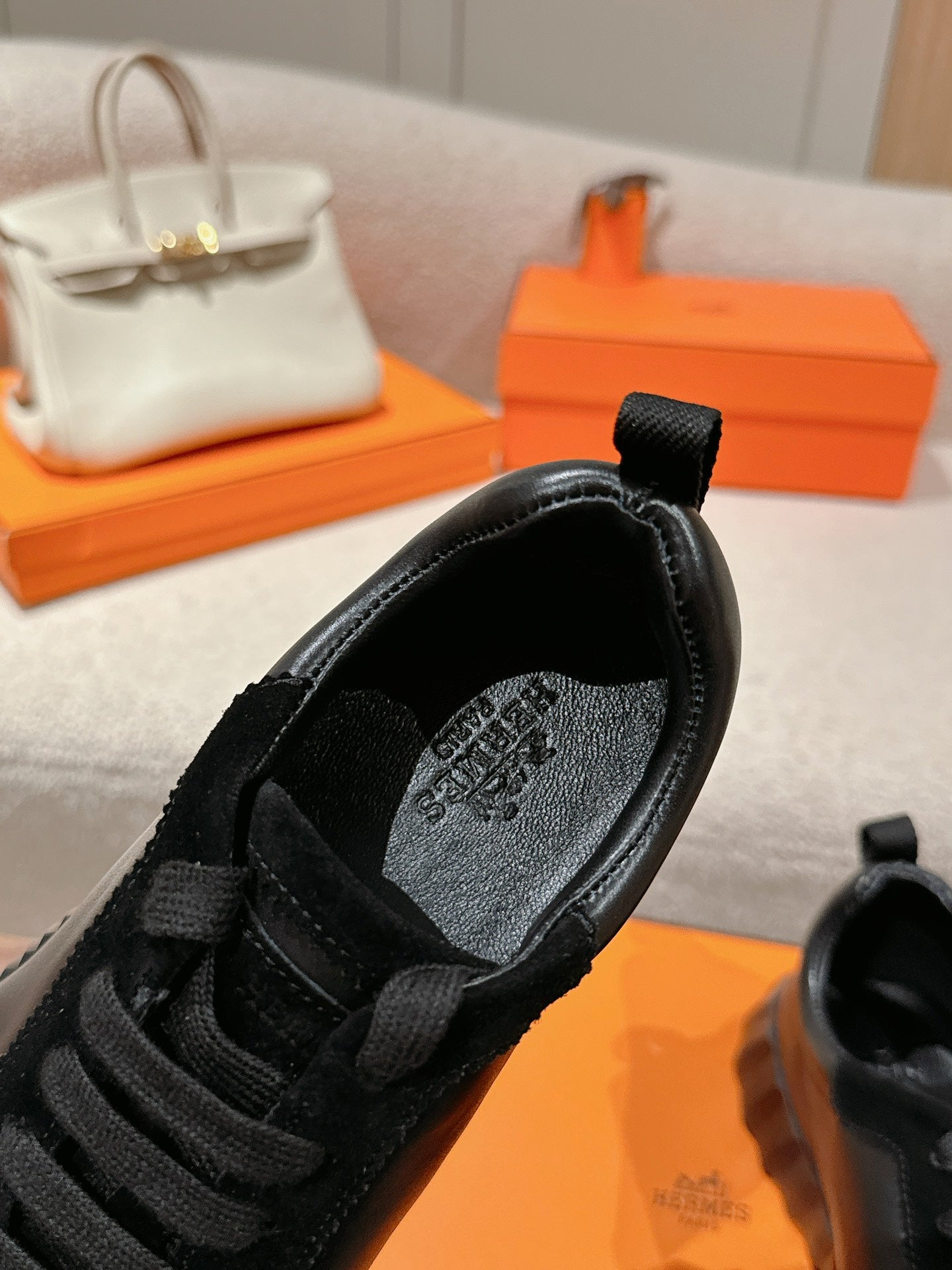 MAINLAND SNEAKER IN FULL BLACK SUEDE AND CALFSKIN、mysite、Cacoeks