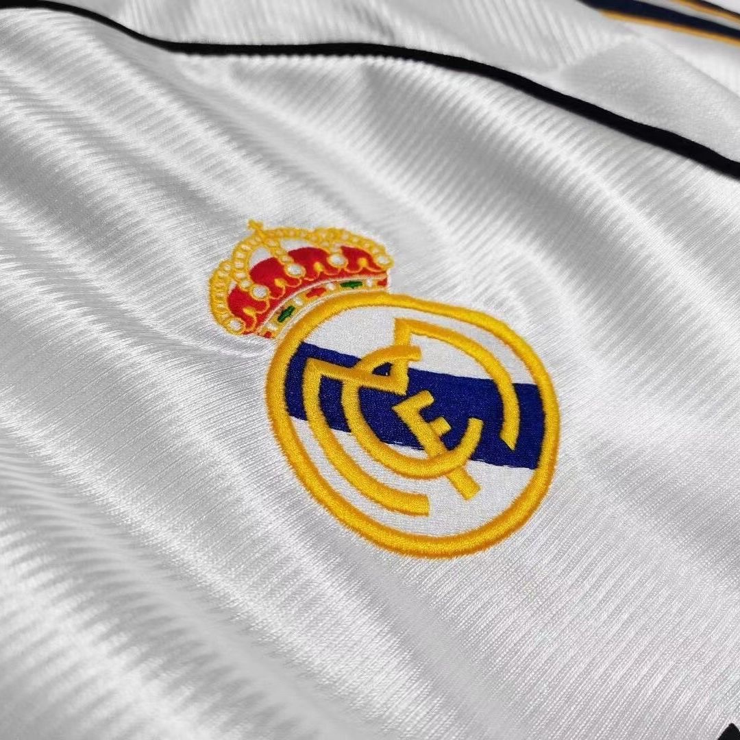 1998-00 Real Madrid home soccer jersey-Retro version: Ajax 24-25 Home Stadium Jersey - Fans Version mysite: Adidas luxuryfootballshirts.com: https://www.luxuryfootballshirts.com/