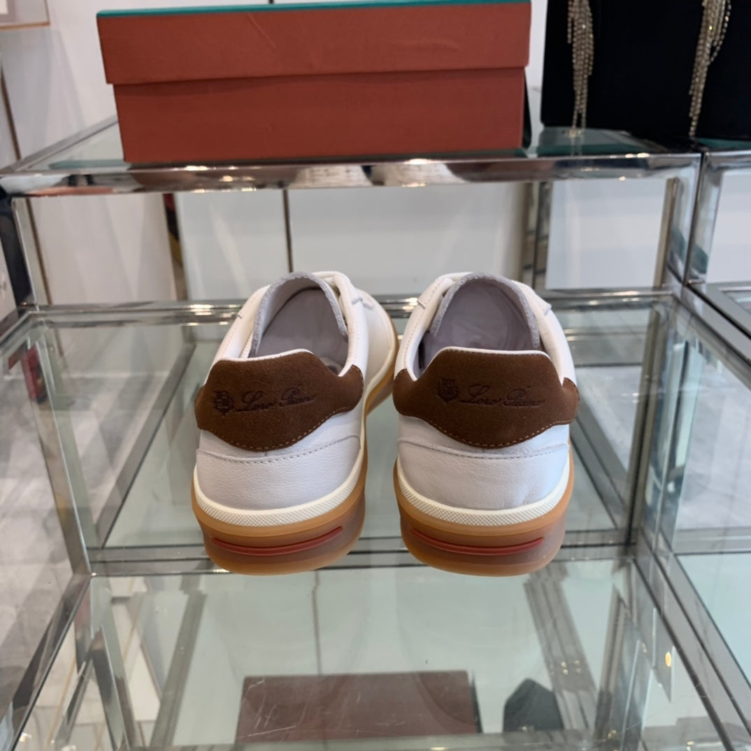 LP TENNIS WALK SNEAKERS WHITE CALFSKIN、mysite、Cacoeks