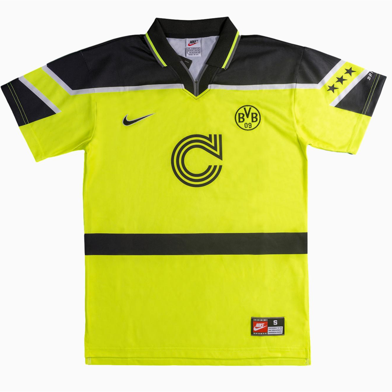 Higojerseys-Retro Dortmund 1996-97 Home Champions League Final Jersey