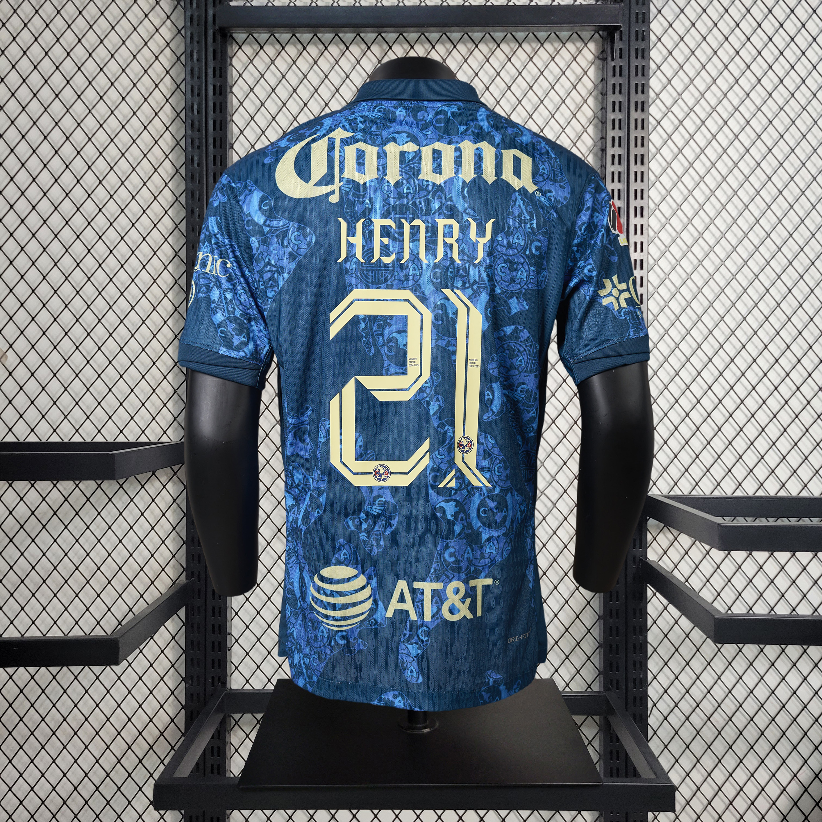 ManixJersey.com | Club América 24-25 Away Jersey - Player Version -Customize Name, Number and Patch | Worldwide Shipping