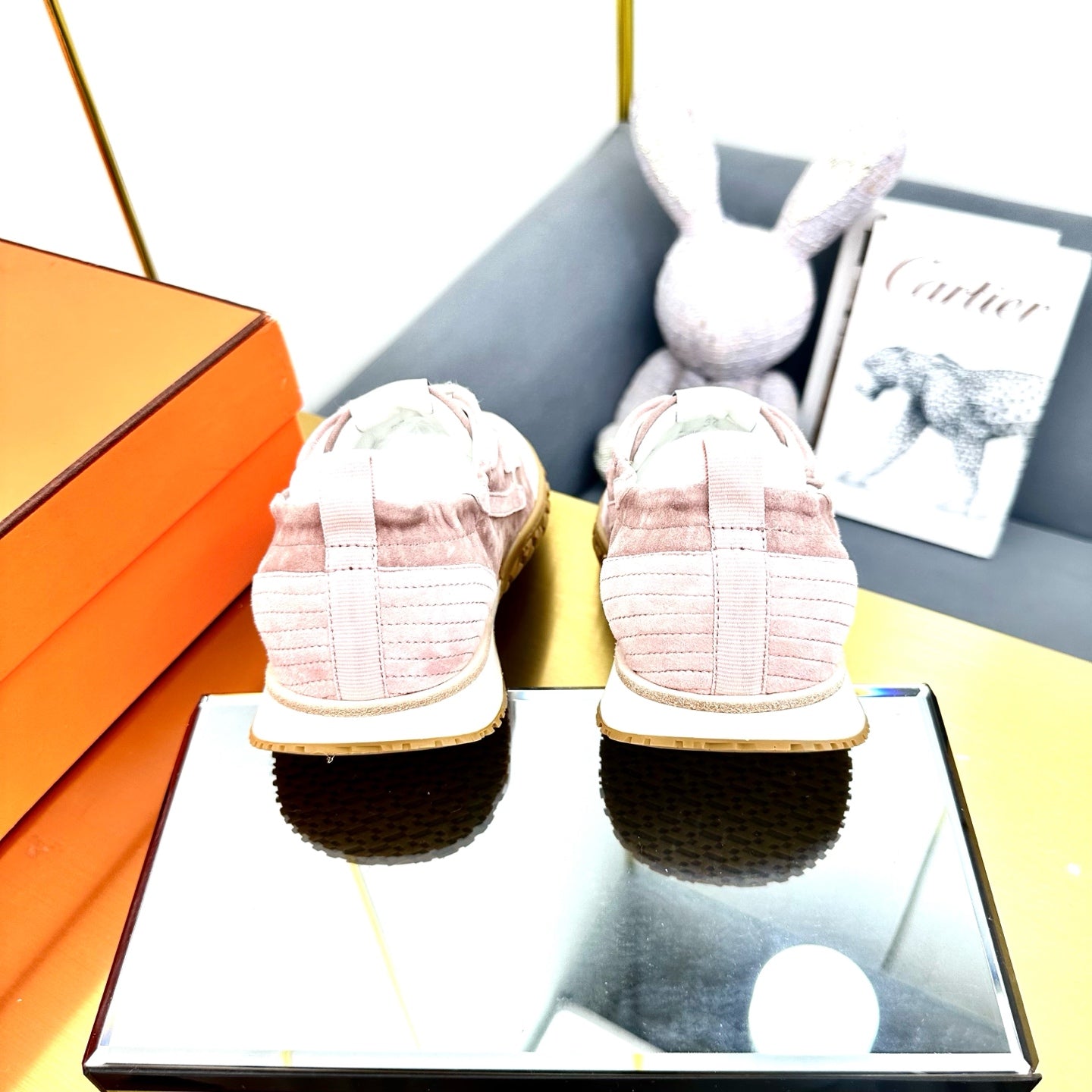 JET SNEAKER IN LIGHT PINK SUEDE、mysite、Cacoeks