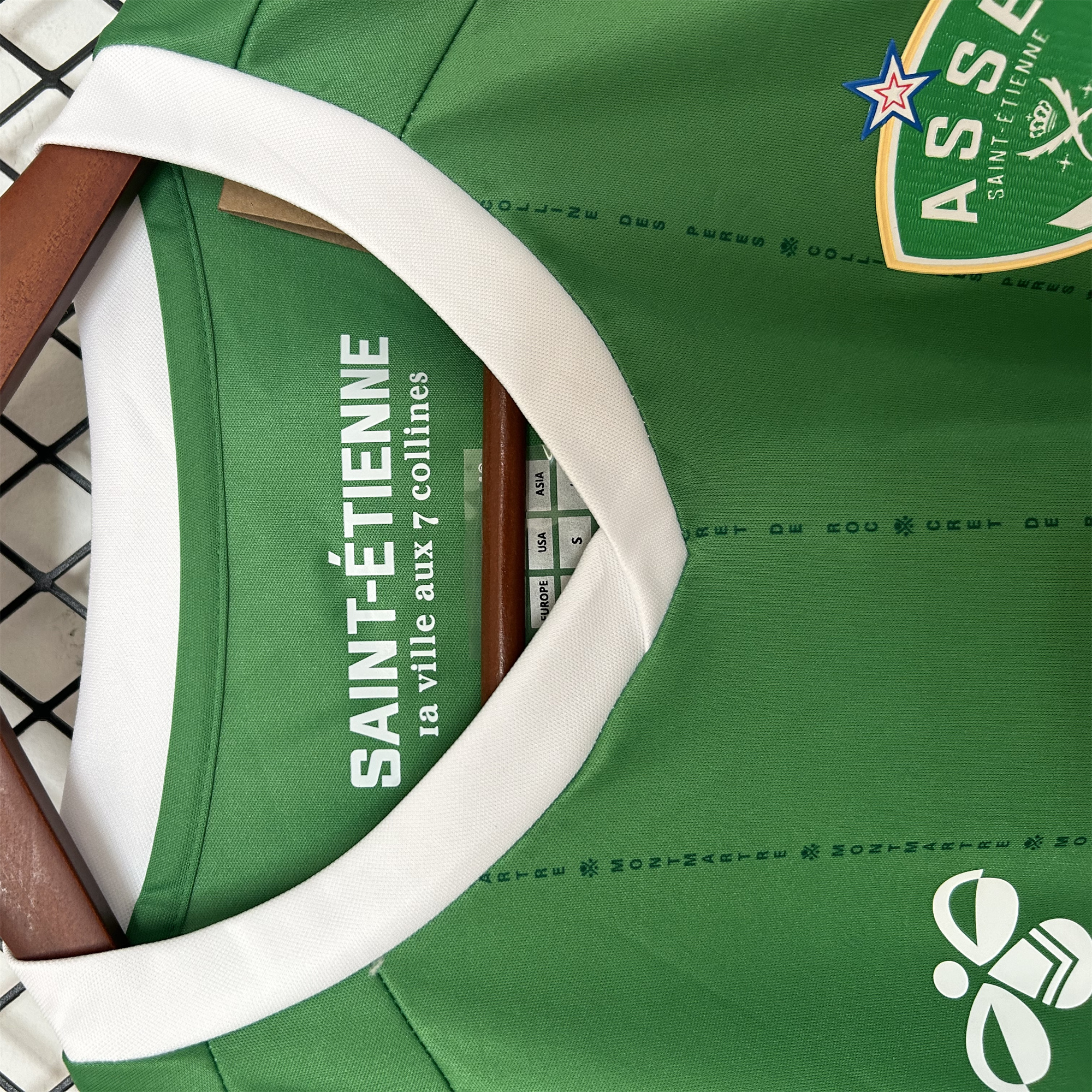 ManixJersey.com | Saint-Étienne 24-25 Home Jersey - Fans Version -Customize Name, Number and Patch | Worldwide Shipping