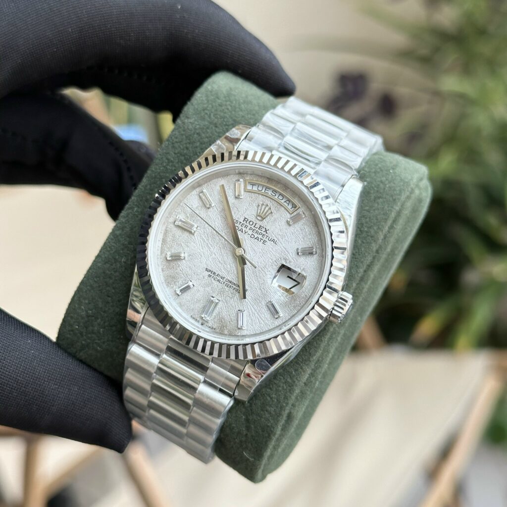 Đồng Hồ Rolex Day-Date Mặt Thiên Thạch Rep 11 Nhà Máy GM 40mm (1)