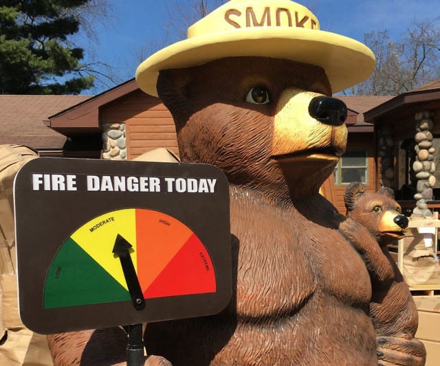 Smokey The Bear Statue
