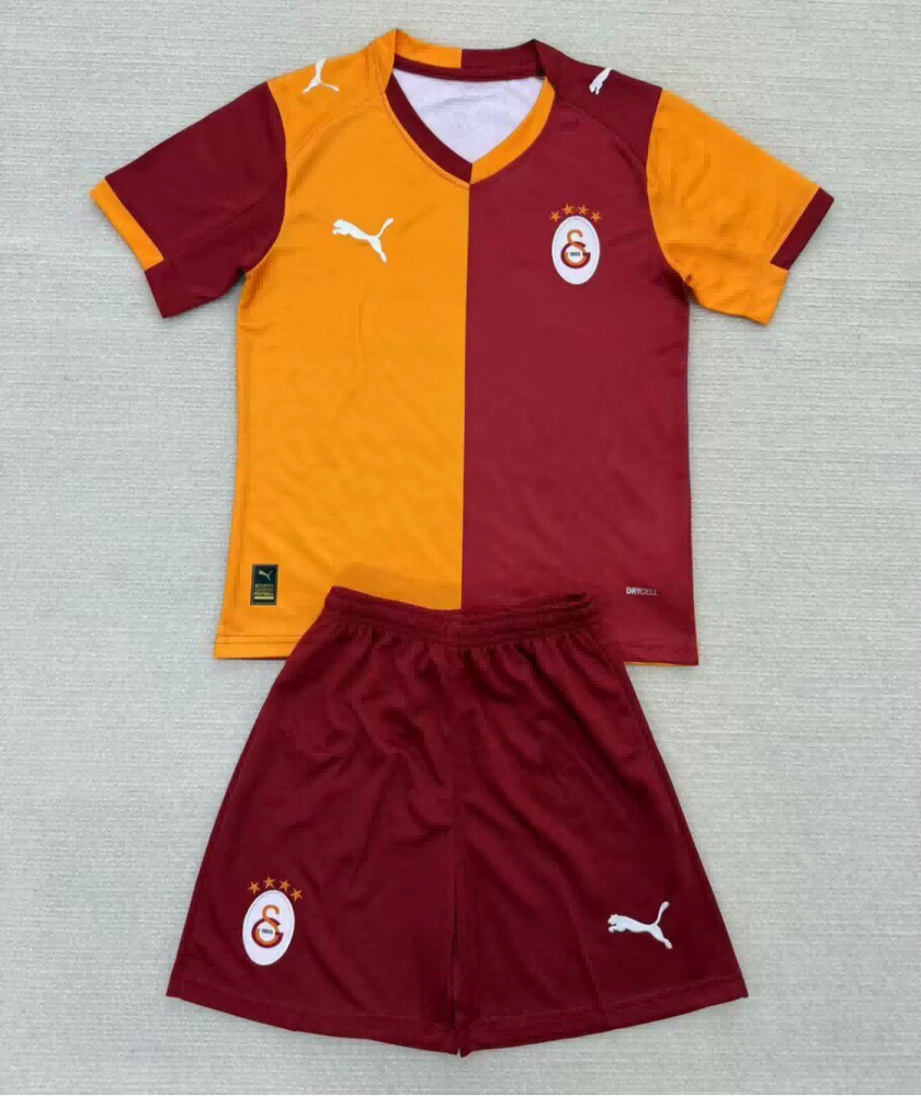 25/26 Galatasaray Home Football Shirt Kids Size Suit-mysite Custom Football Kit- Nextkits