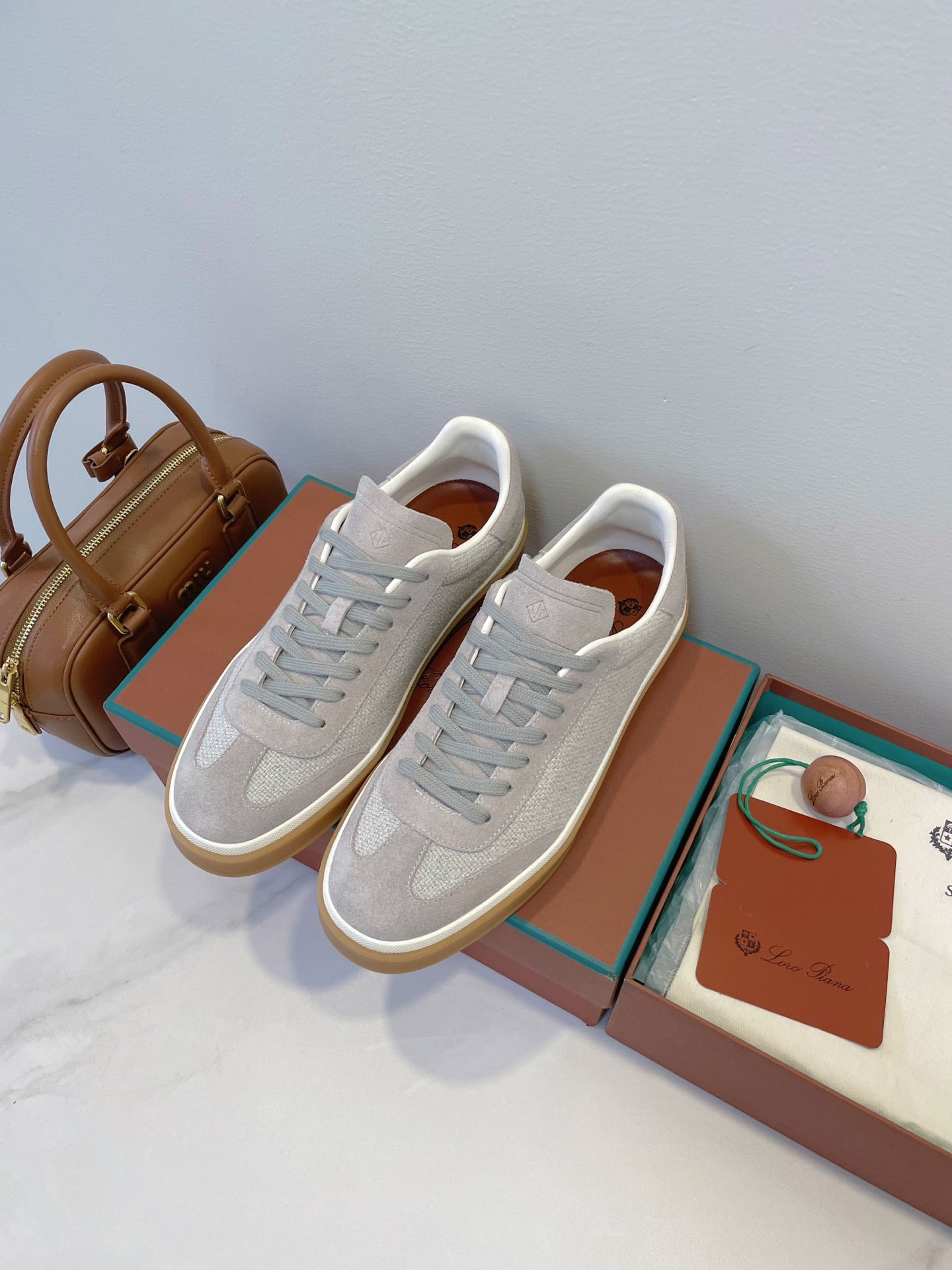 SNEAKERS IN METAL GREY SUEDE WITH CANVAS、mysite、Cacoeks