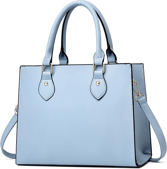 CHICAROUSAL 女式斜挎包和手提包 PU 皮革手提包顶部提手挎包单肩包