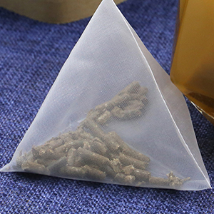 triangle mullein leaf tea bags, containing sufficient instant powder