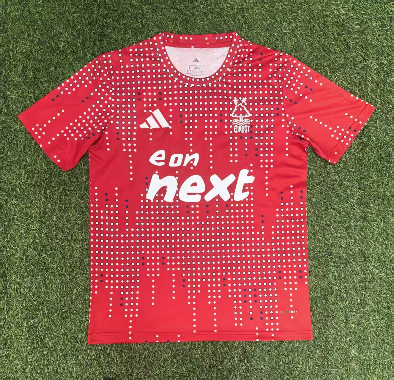 2025/2026 Nottingham Forest Pre Match Training Red Football Shirt 1:1 Thai Quality:football jersey mysite: unitedjerseyfootball 邓江浪:football