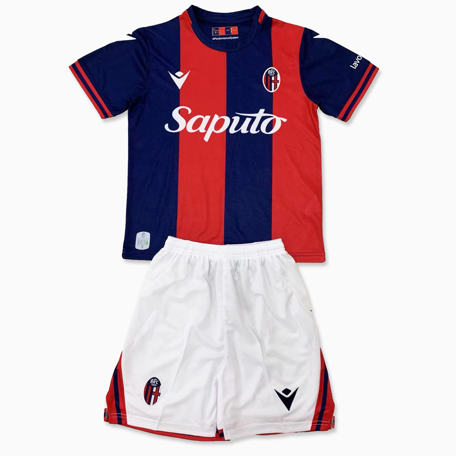 ManixJersey.com | Bologna 24-25 Home Kids Kit -Customize Name, Number and Patch | Worldwide Shipping